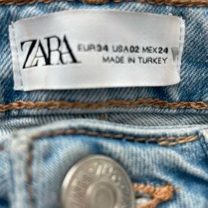 ZARA high waisted jeans size 2 worn 1x